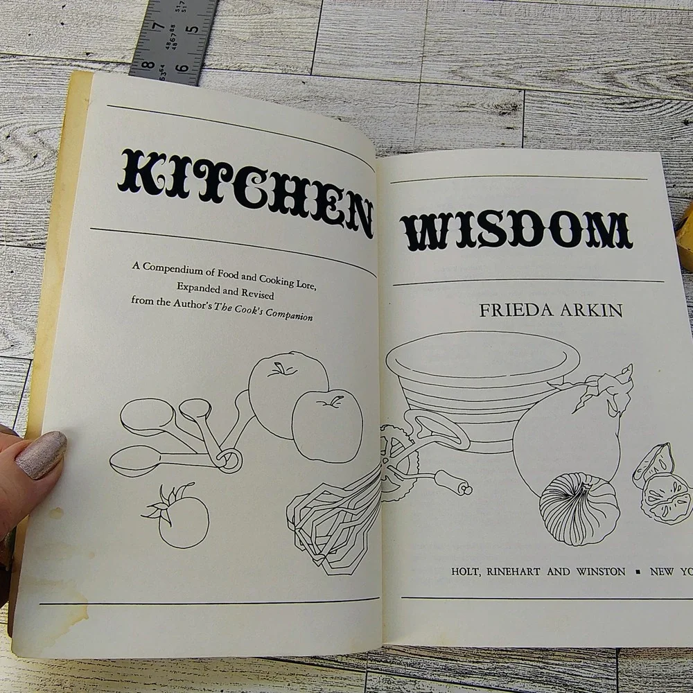Kitchen Wisdom and More Lot of 2 Kitchen Books by Consumers Union Frieda‎ Arkin